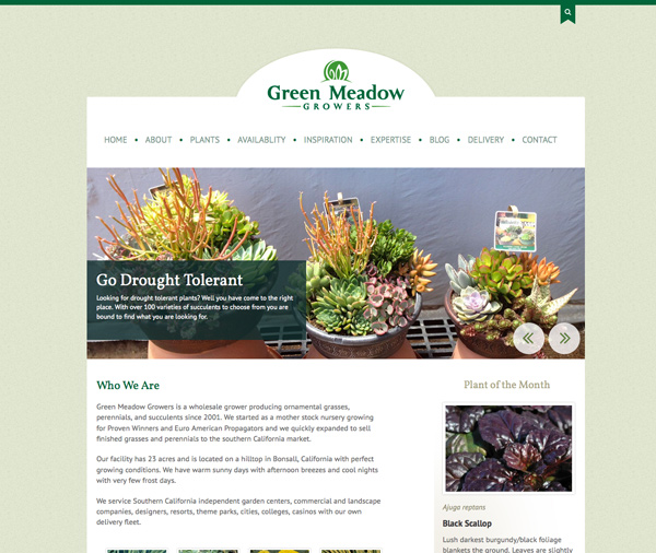 Green Meadows Website